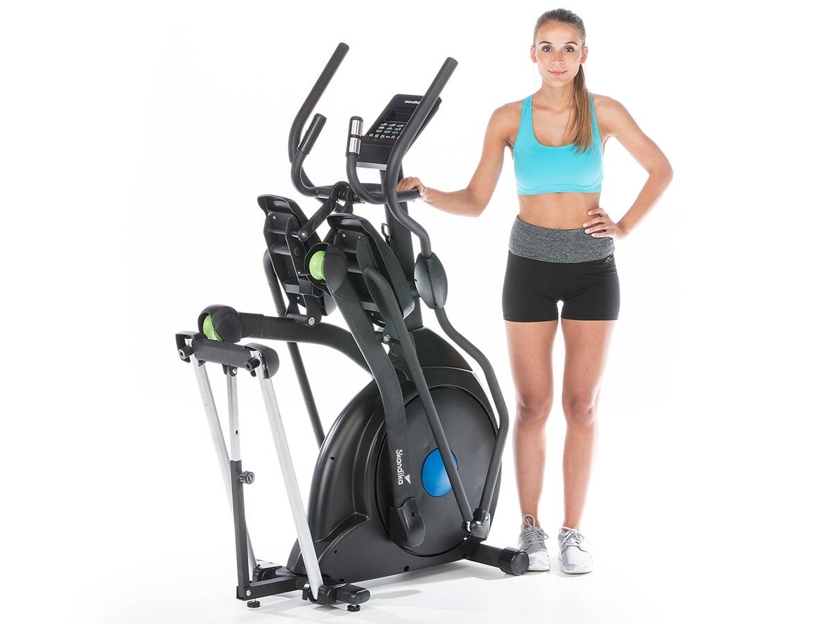 Vélo elliptique CardioCross Carbon Champ - Pliable - Inertie 24,5 kg - connecté 2/7