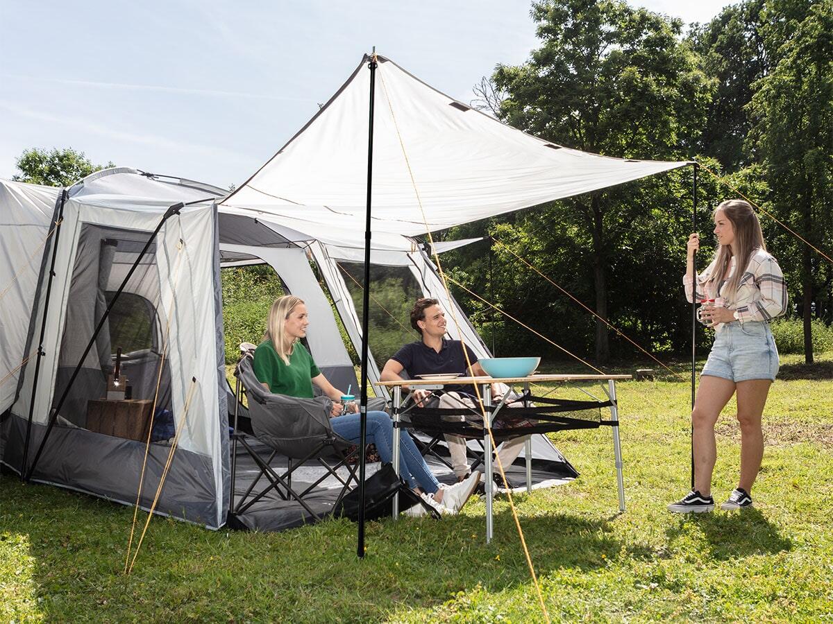 Telescopische stok set van 2 - Tentstokken voor voortent, tentzeil, zonneluifel 6/6