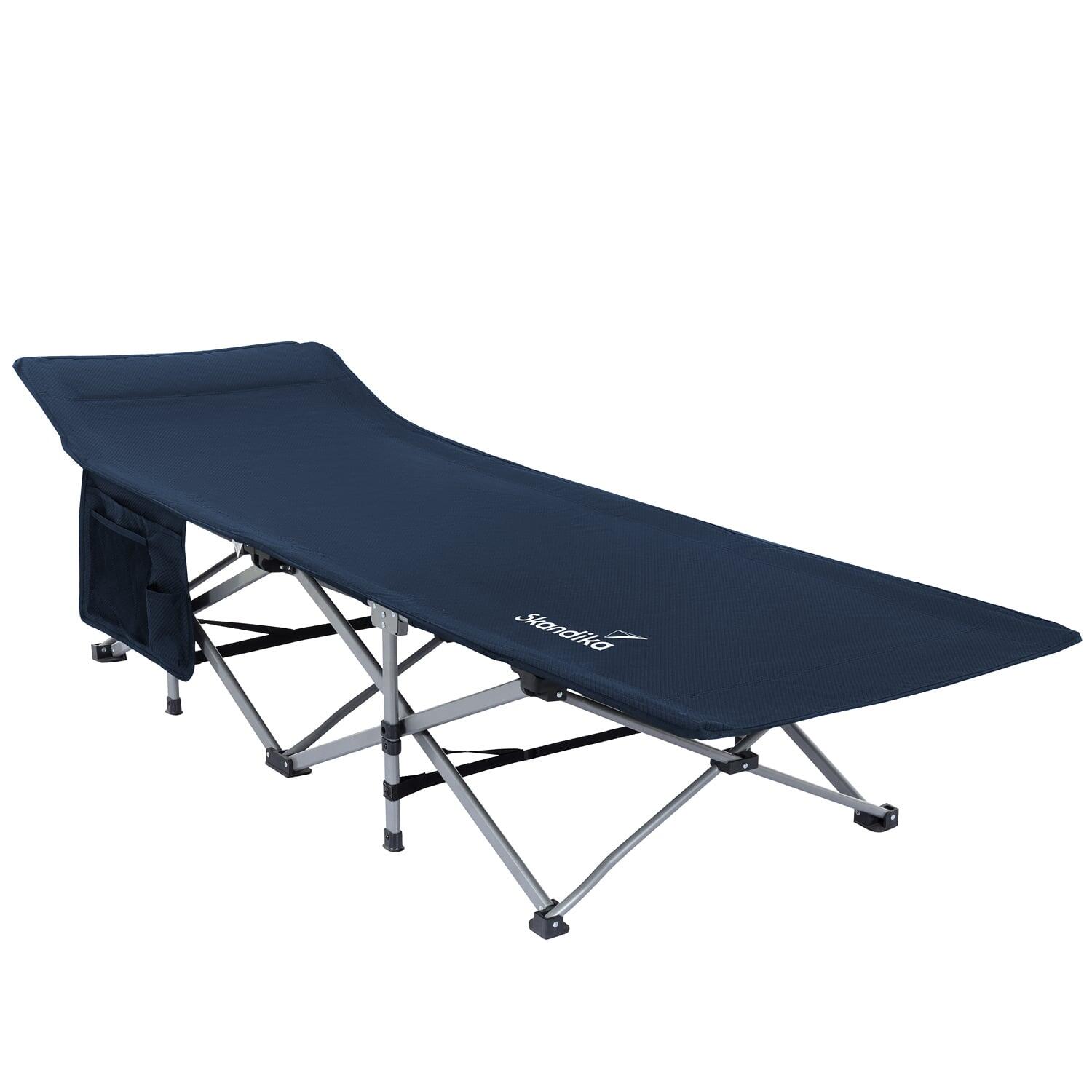 SKANDIKA Klappbare Campingliege Viia - Campingbett bis 200 kg - 208 x 75 cm - Faltbar