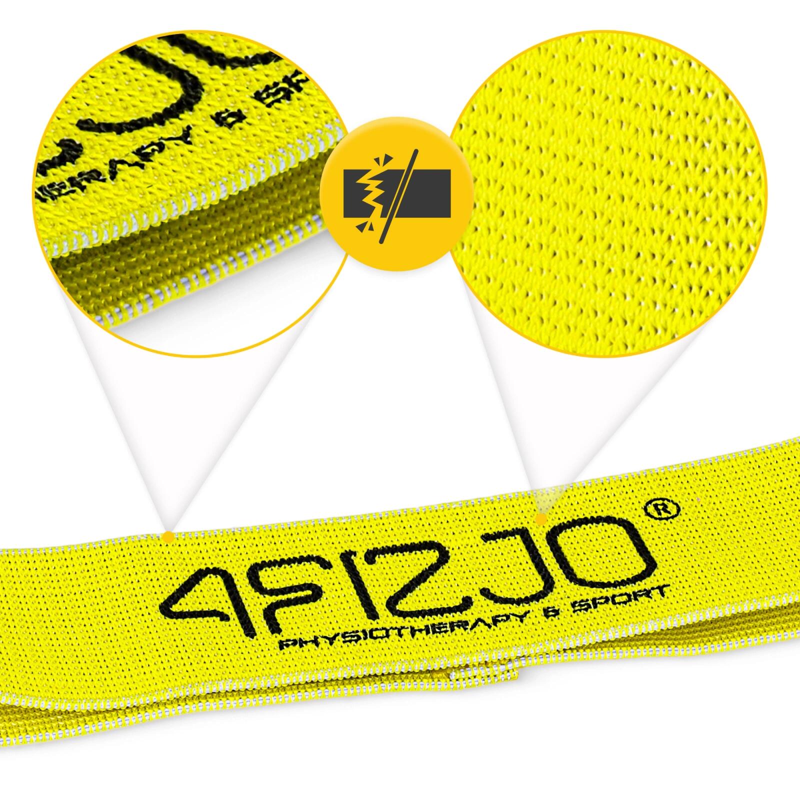 Elastico fitness tessuto corto gambe glutei riabilitazione 4FIZJO FLEX BAND 6/7