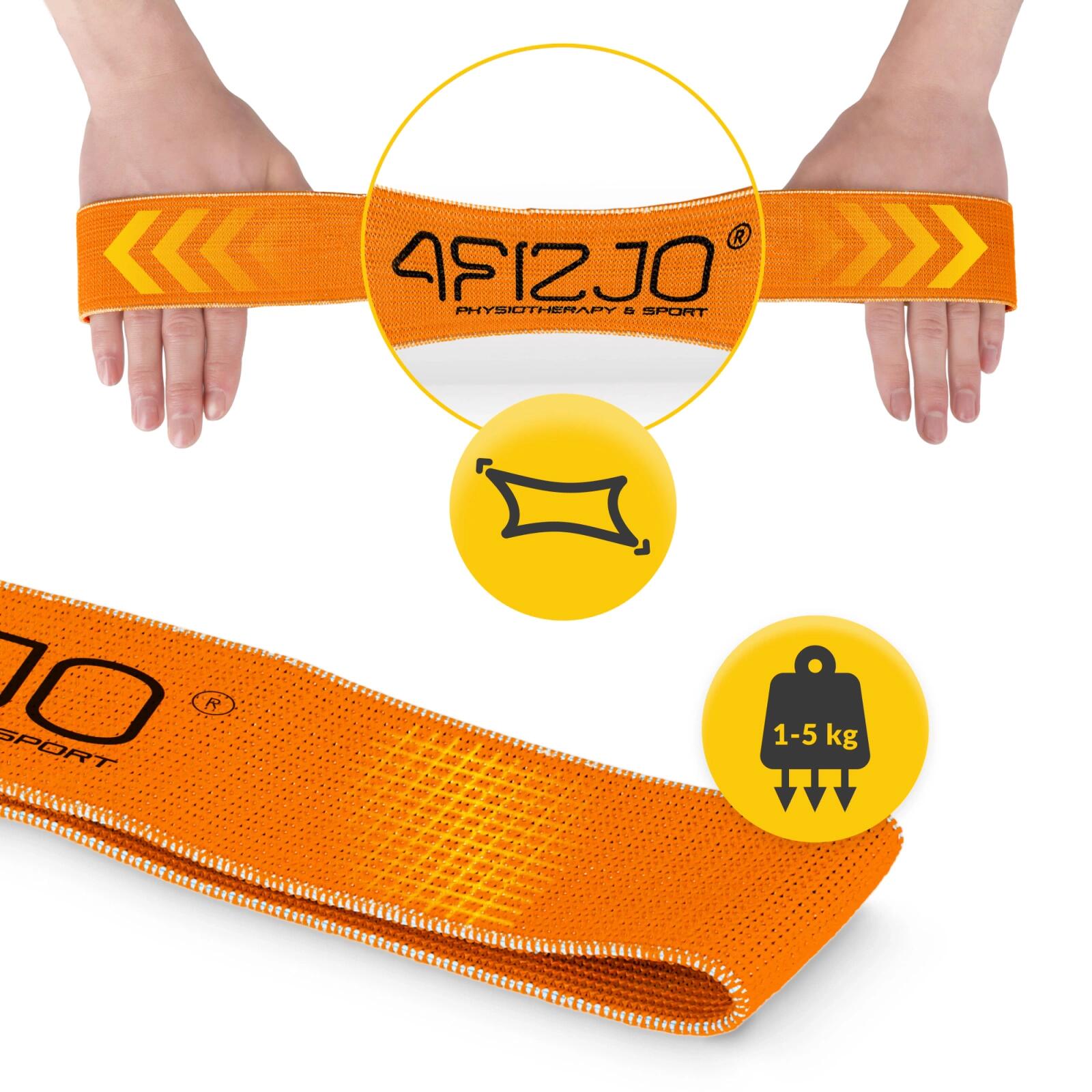 FLEX BAND Stoffband 4FIZJO Widerstandsband für Fitness & Pilates 7/7