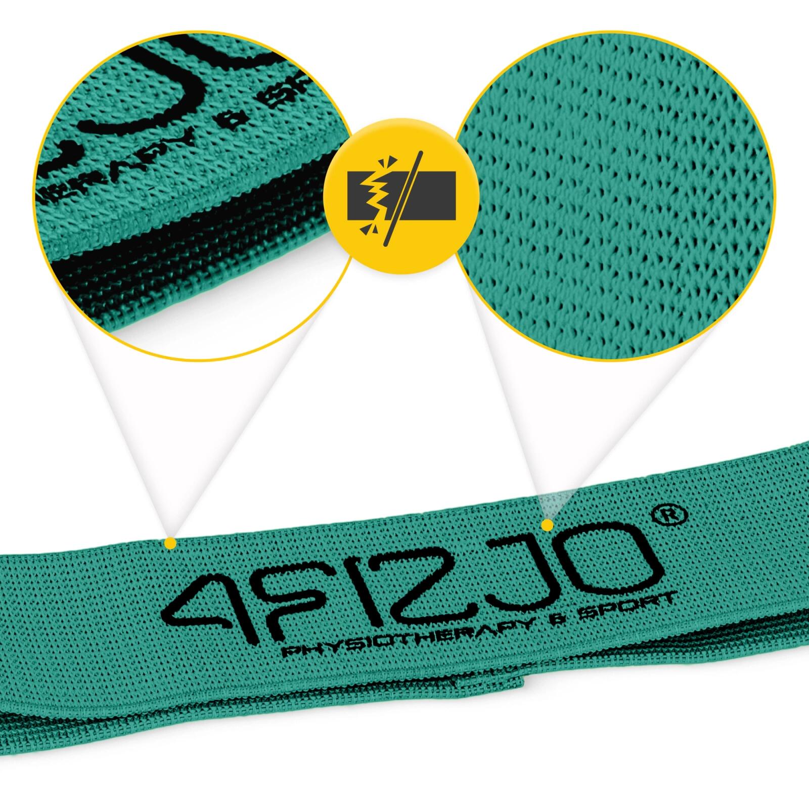 Elastico fitness tessuto corto gambe glutei riabilitazione 4FIZJO FLEX BAND 7/7
