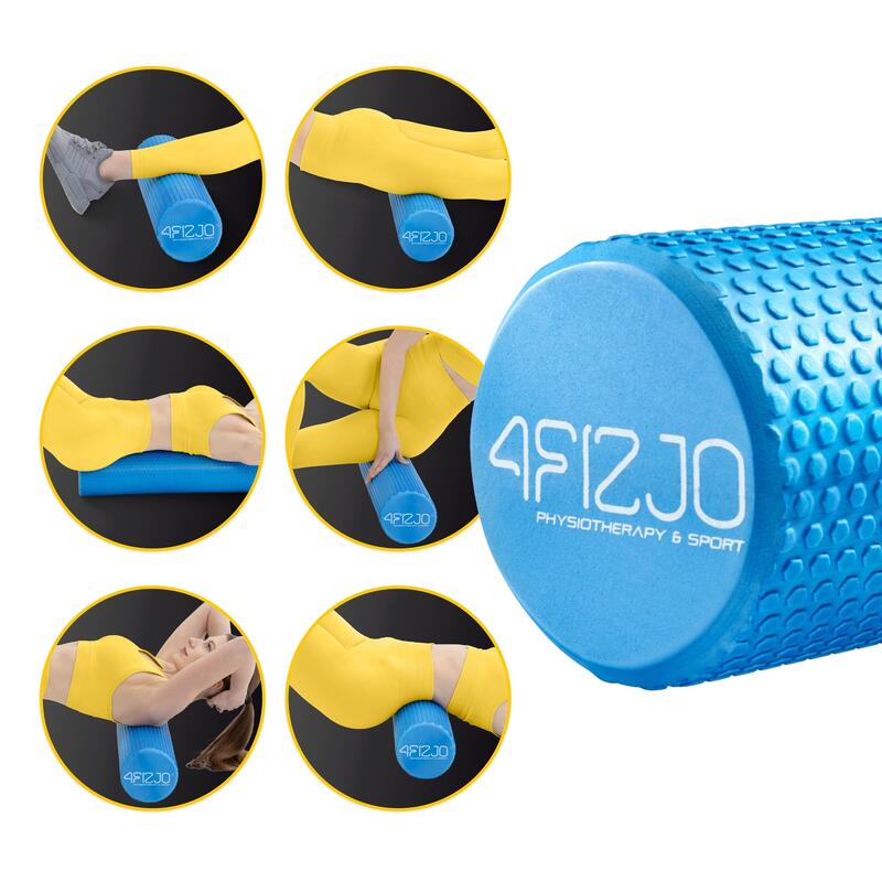 Roller do masażu z kolcami 4FIZJO CARE+ 90 cm