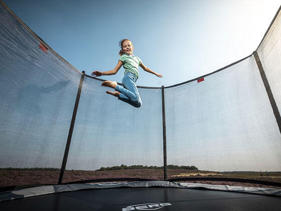 Trampoline + Veiligheidsnet BERG Favorit Regular Rond 200 Grijs 2/3