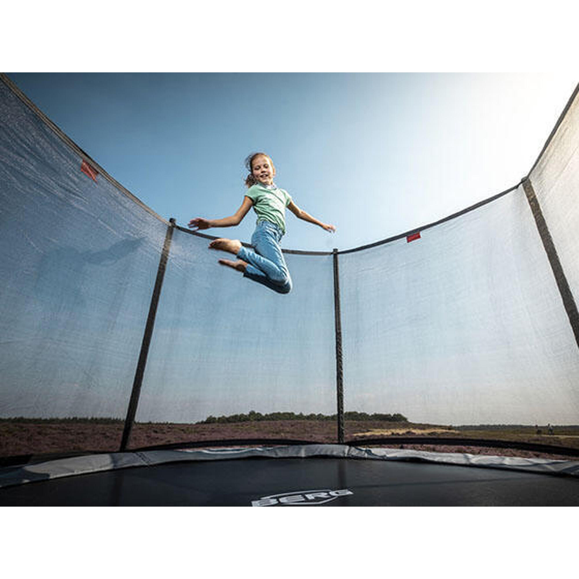 Trampolina + Siatka ochronna BERG Favorit Regularna Okrągła 200 Szary