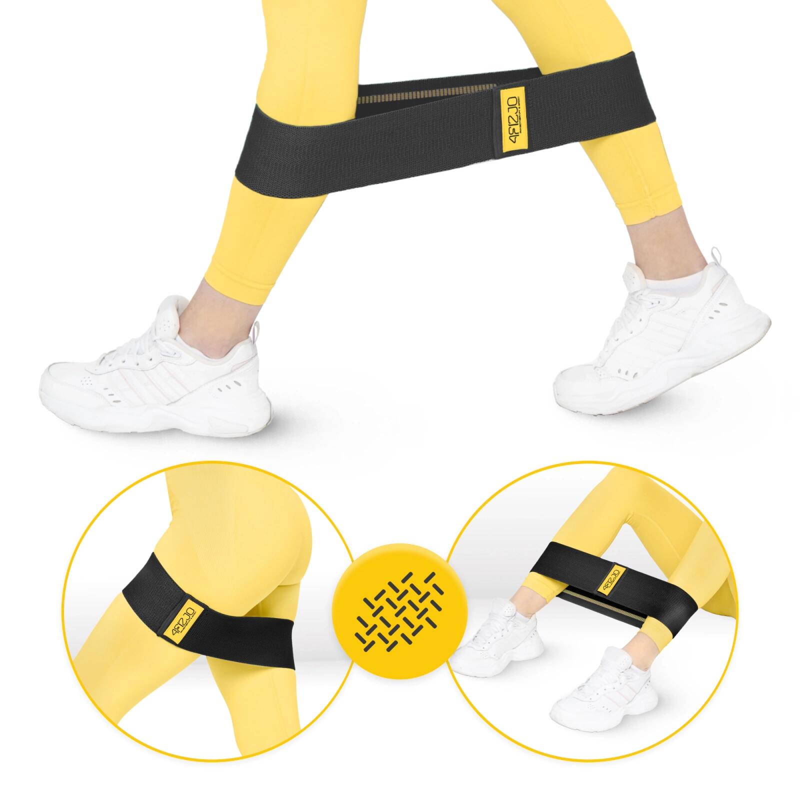 Hip Band Stoffband 4FIZJO Widerstandsband für Po- und Beintraining 4/7