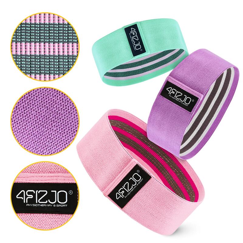 Set de 3 benzi elastice HIP BAND 4FIZJO