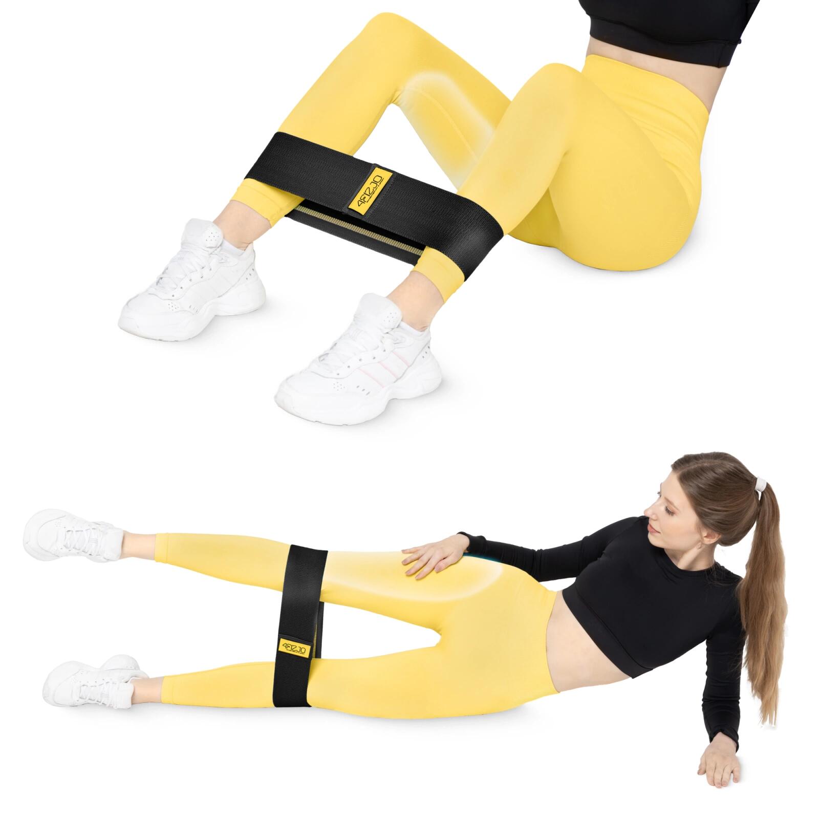 Hip Band Stoffband 4FIZJO Widerstandsband für Po- und Beintraining 6/7