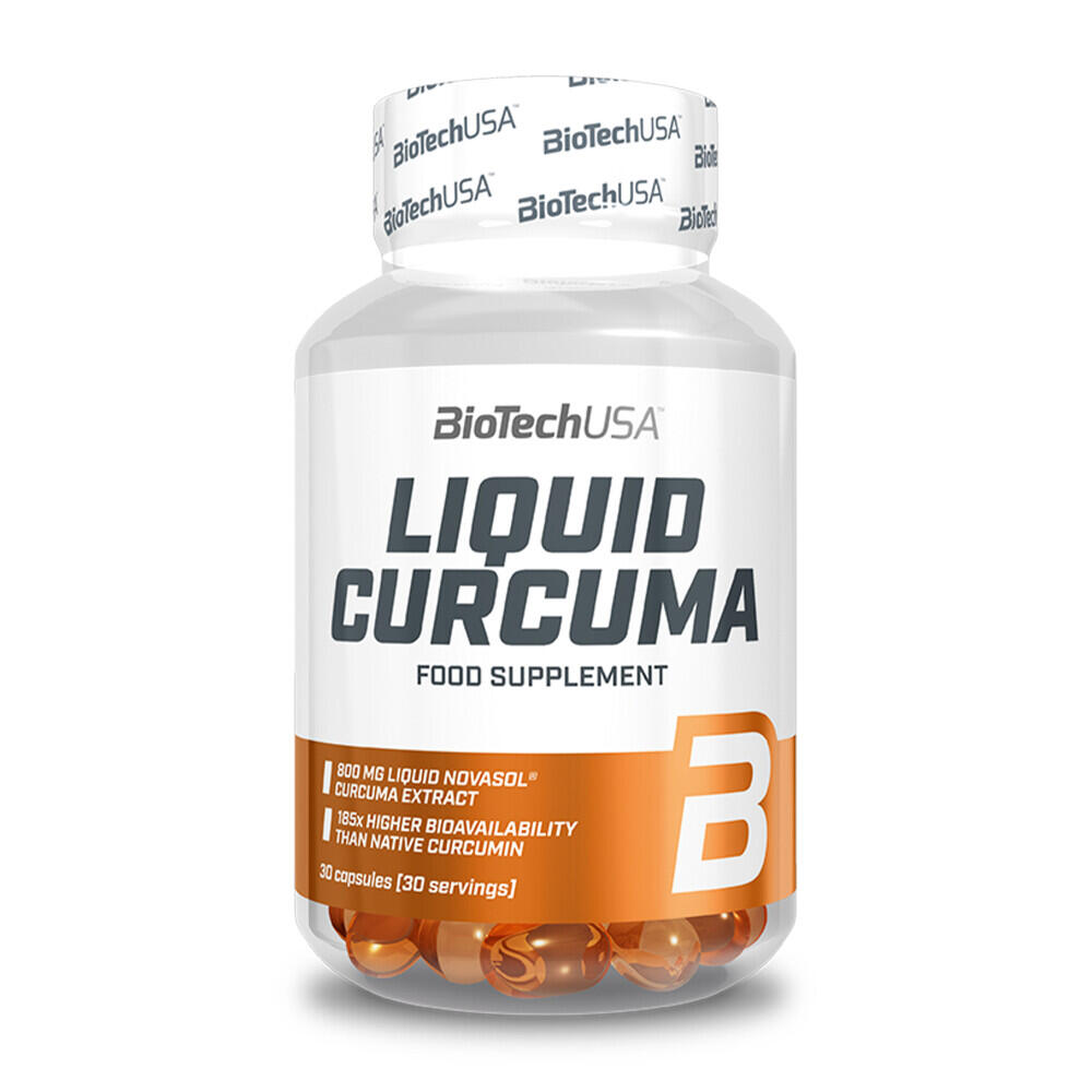 Liquid curcuma - 30 capsules de biotech usa