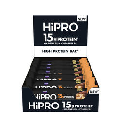 Barres protéinées - HiPro Protein Bar - Beurre de Cacahuète Banane Boite de 12