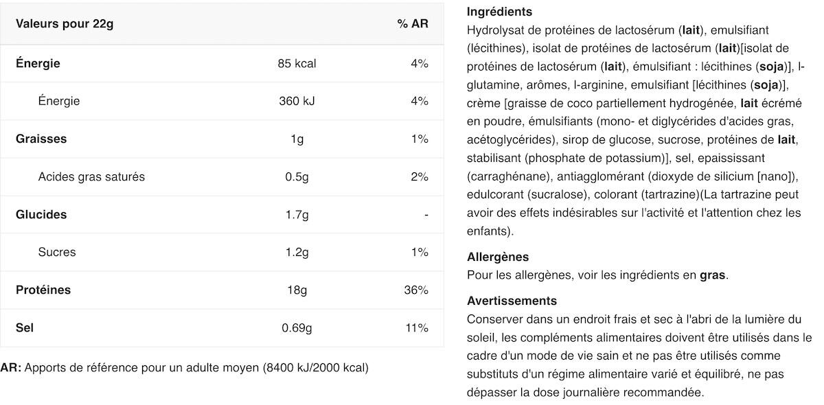Gehydrolyseerde Wei - Hydro Whey Zero (453g) - Vanille 2/3