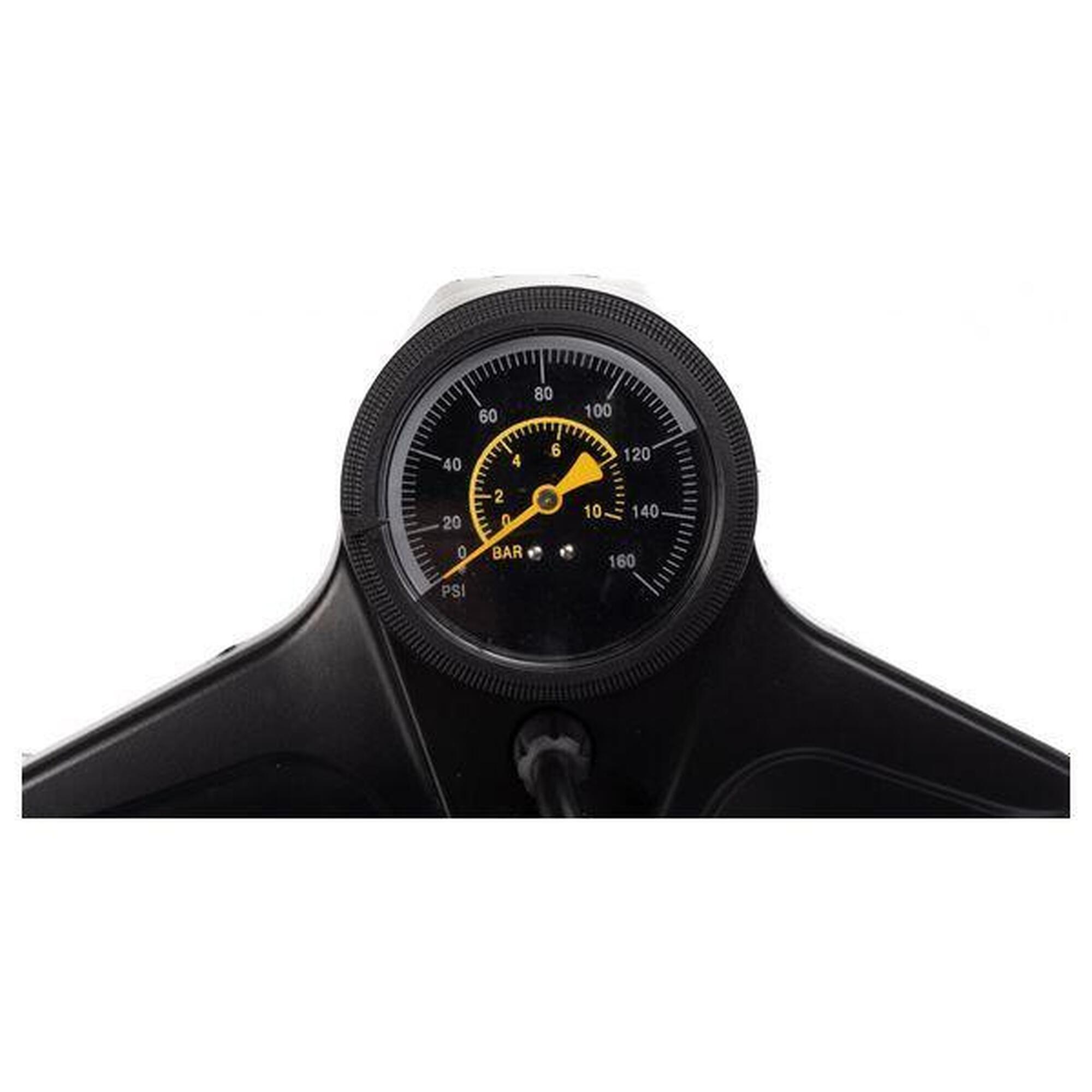 Pompe à Pied Neatt Oxygen (Max 160 psi / 11 bar) Noir
