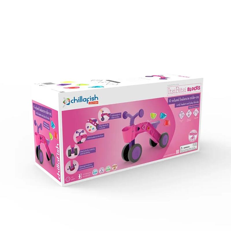 Chillafish ItsiBitsi Blocks CPIB02FUS cvadriciclu FUCHSIA