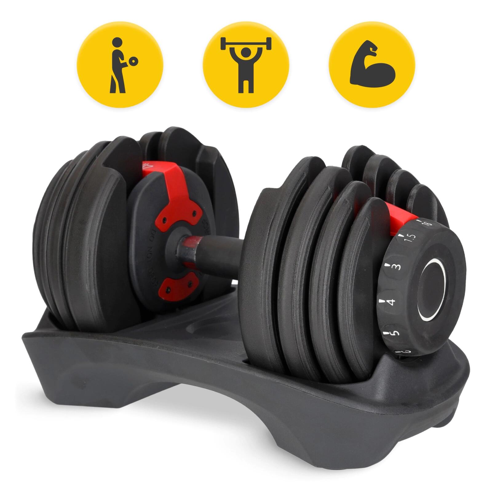 Verstellbare Kurzhantel 4FIZJO Premium für Krafttraining 7/7