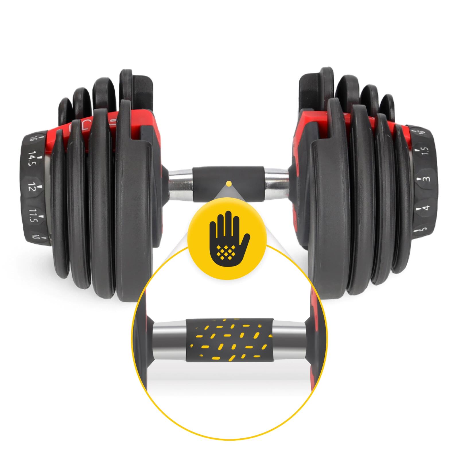 Verstellbare Kurzhantel 4FIZJO Premium für Krafttraining 5/7