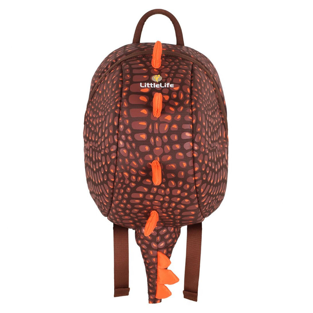 Kinder-Rucksack LittleLife 6L Dinosaurier aus Plüschstoff, verstellbare Gurte 2/6