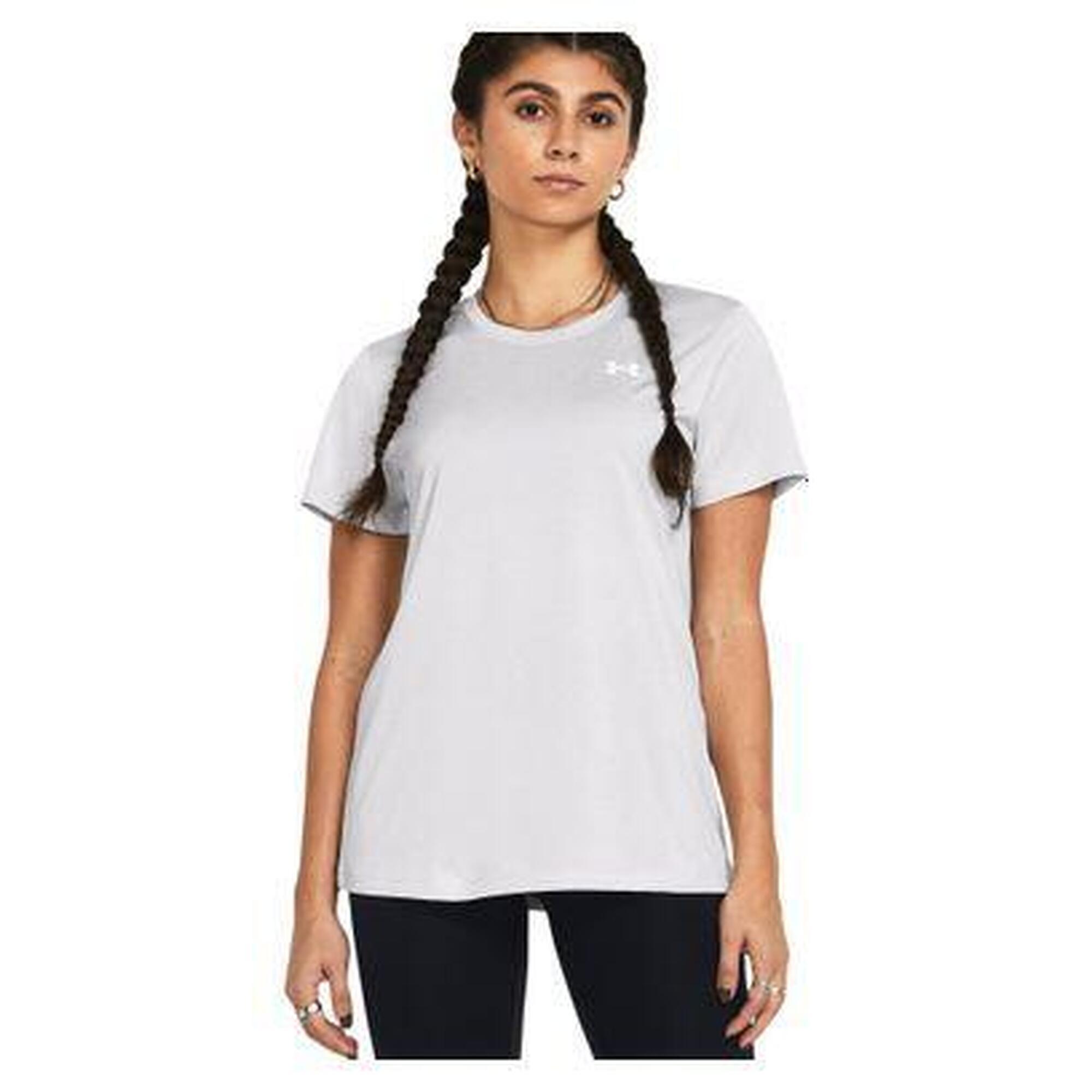 Under Armour - Maillot Manches Courtes Under Armour Tech Twist Gris Femme - T-shirt Manches Courtes - Gris - 40 M - Decathlon