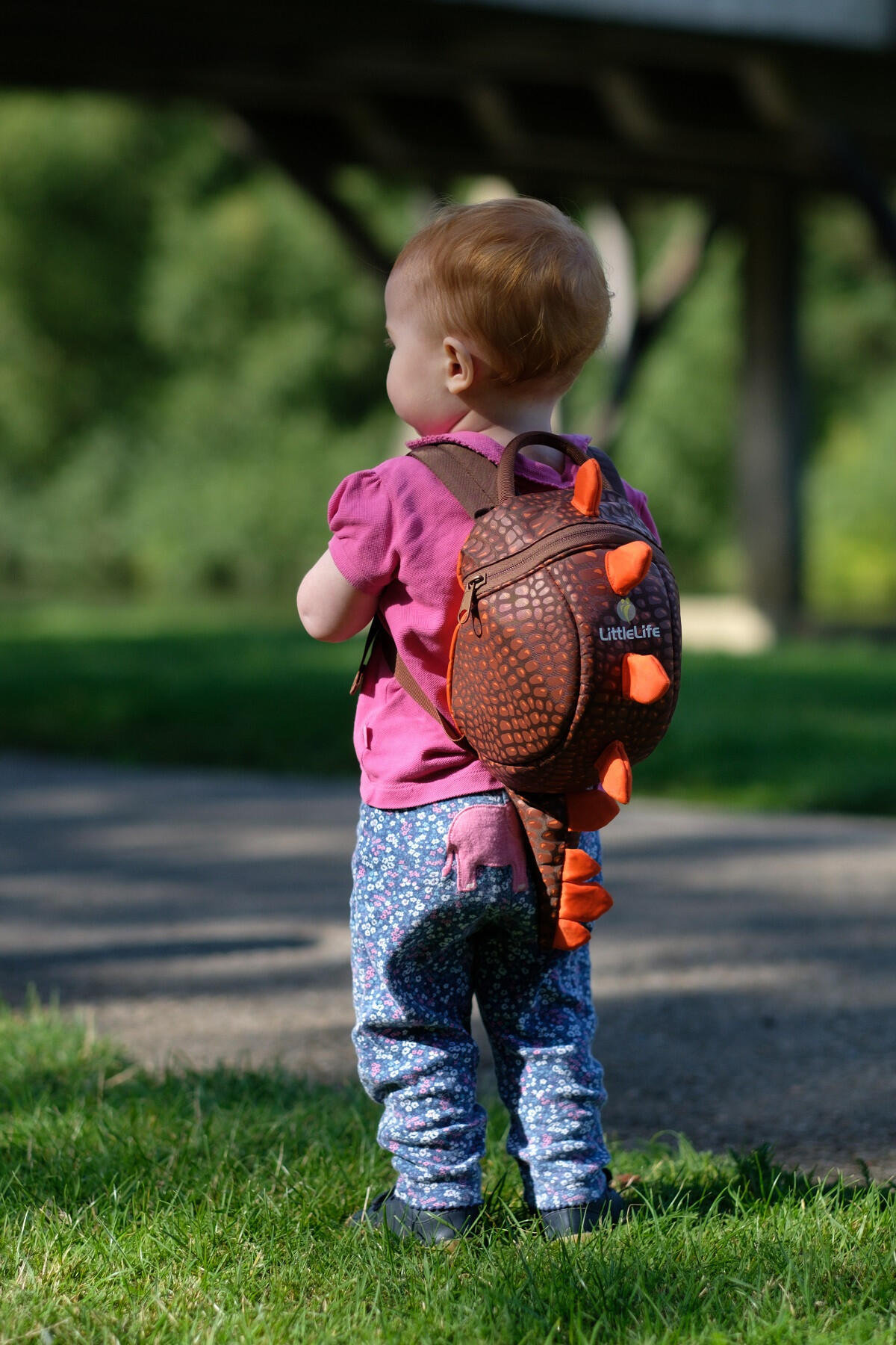 Sac à dos LittleLife 2L Dinosaure peluche bretelles rembourrées 7/7