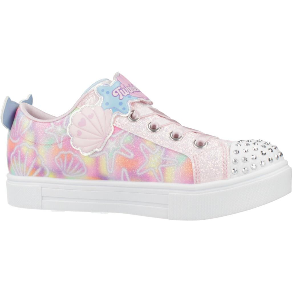 Baskets Skechers Twinkle Sparks - Und, Rose, Enfants 5/5