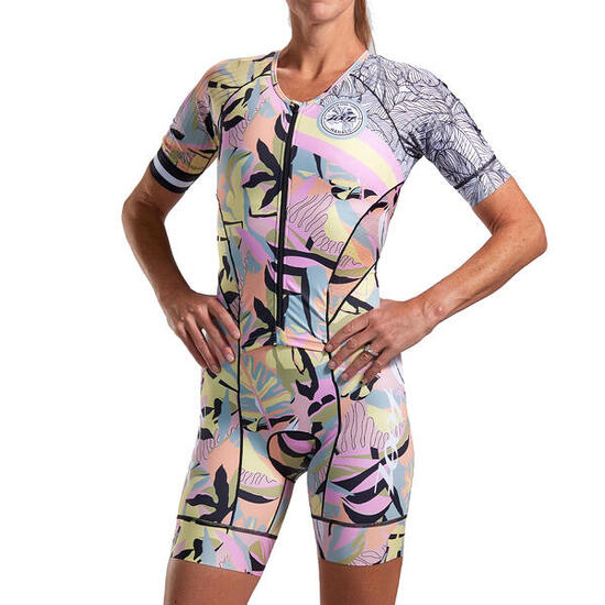 Triathlon-Anzug Damen LTD Triathlon Aero Racesuit mit durchgehendem
