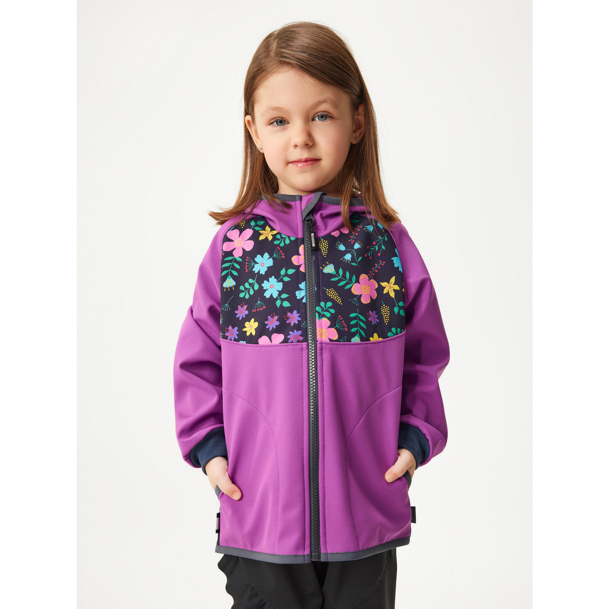 UNUO Dětská softshellová bunda Basic bez zateplení