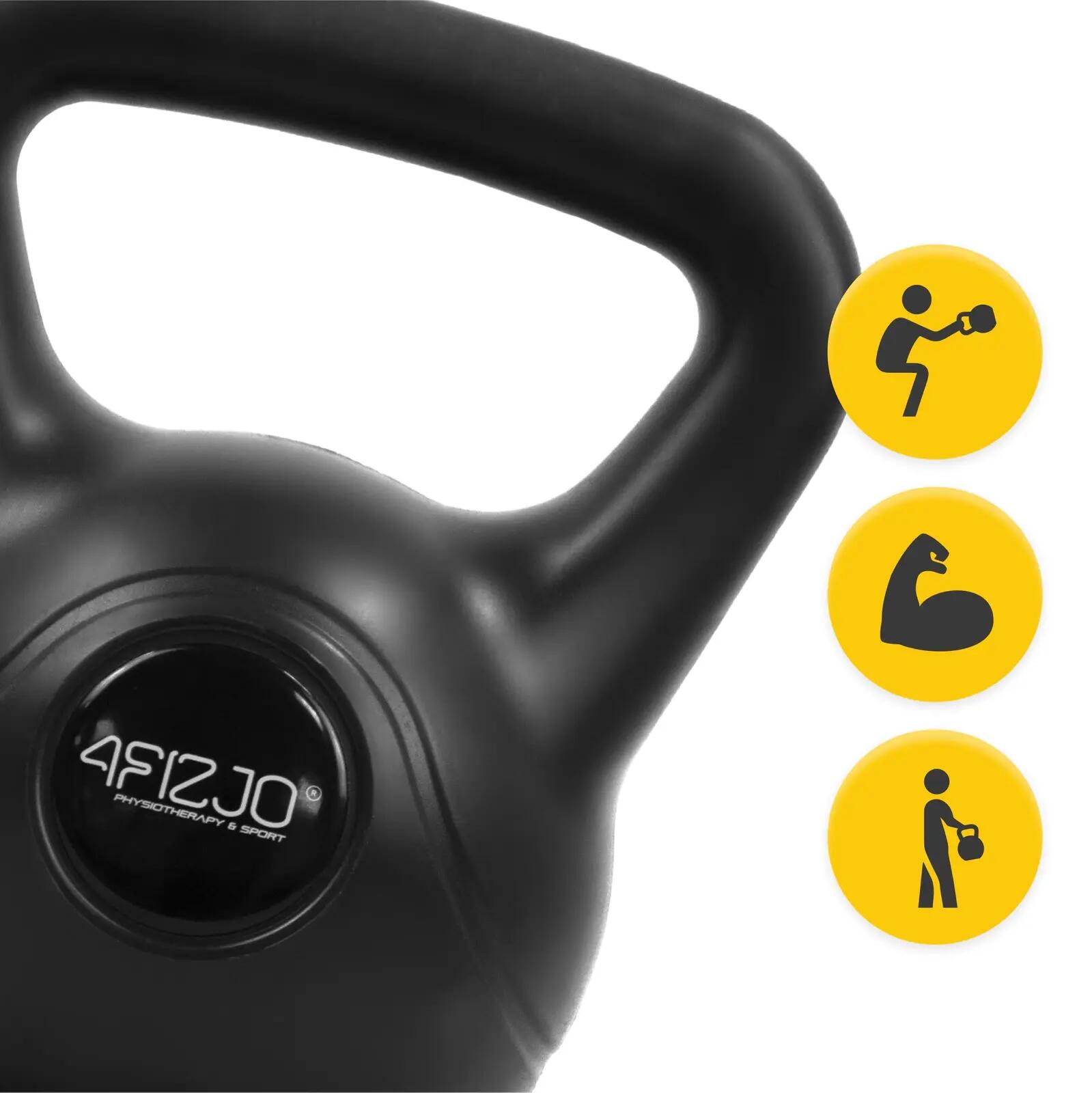 Kettlebell 4FIZJO Bituminous 10kg - 12kg 10kg 2/7