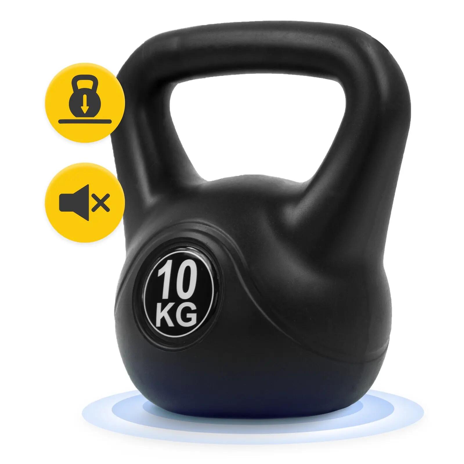 Kettlebell 4FIZJO Bituminous 10kg - 12kg 10kg 3/7