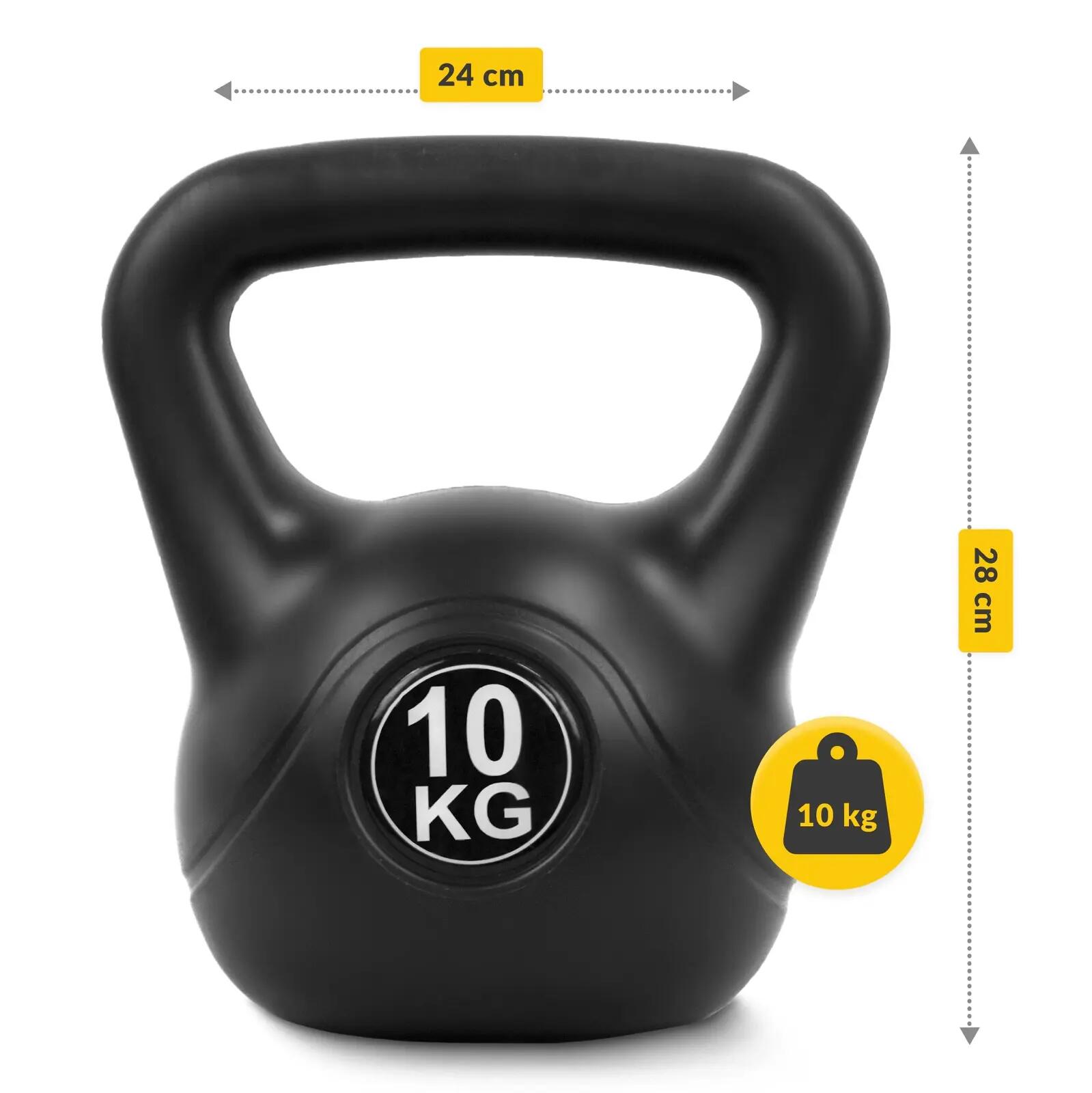 Kettlebell 4FIZJO Bituminous 10kg - 12kg 10kg 4/7