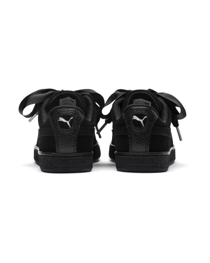 Femme SUEDE HEART BUBBLE Puma 01 BLACK 366441 Noir Puma 4/5