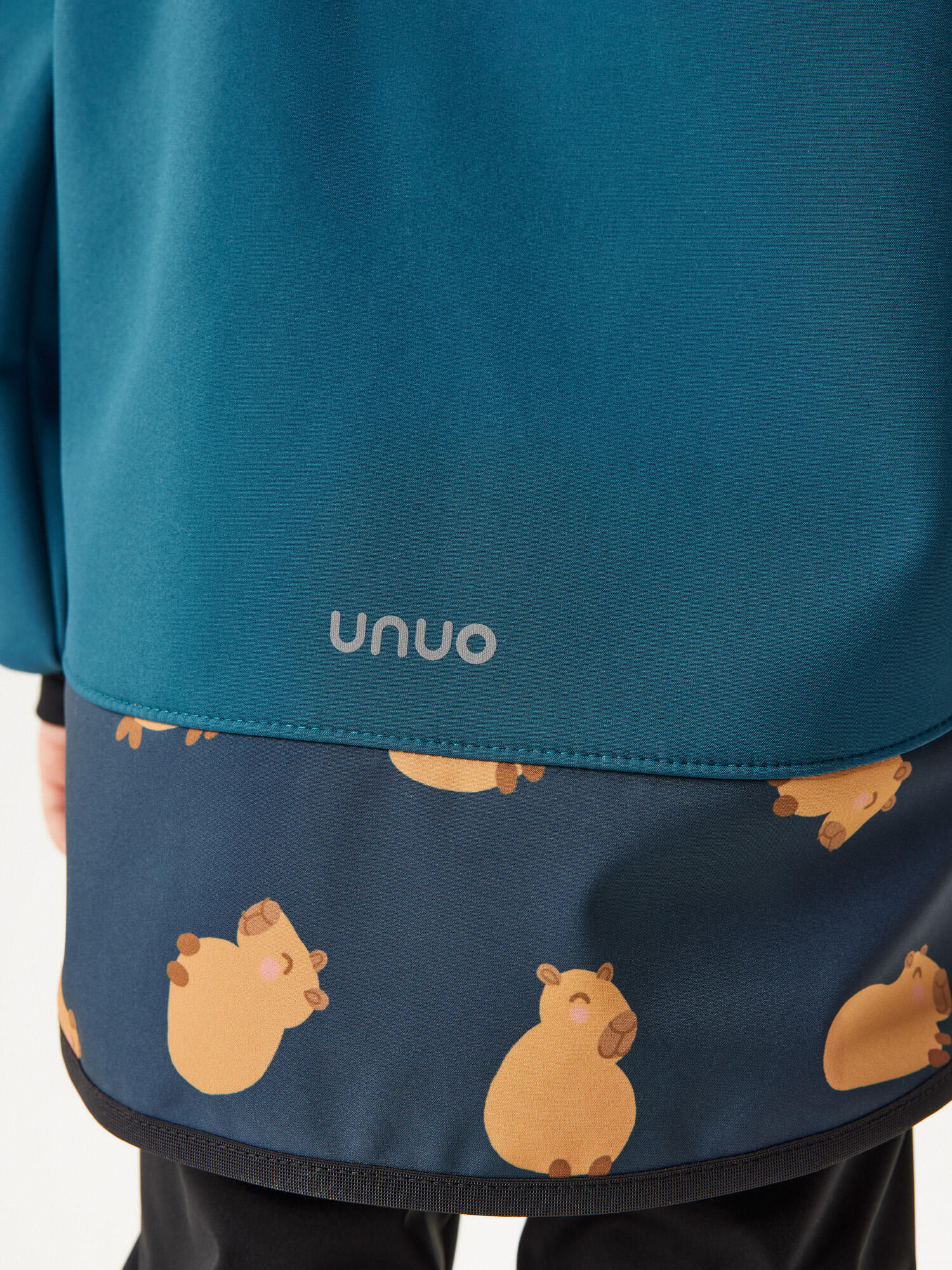 Softshell-Jacke mit Fleece für Kinder Basic, Kobalt, Wasserschweine 6/7