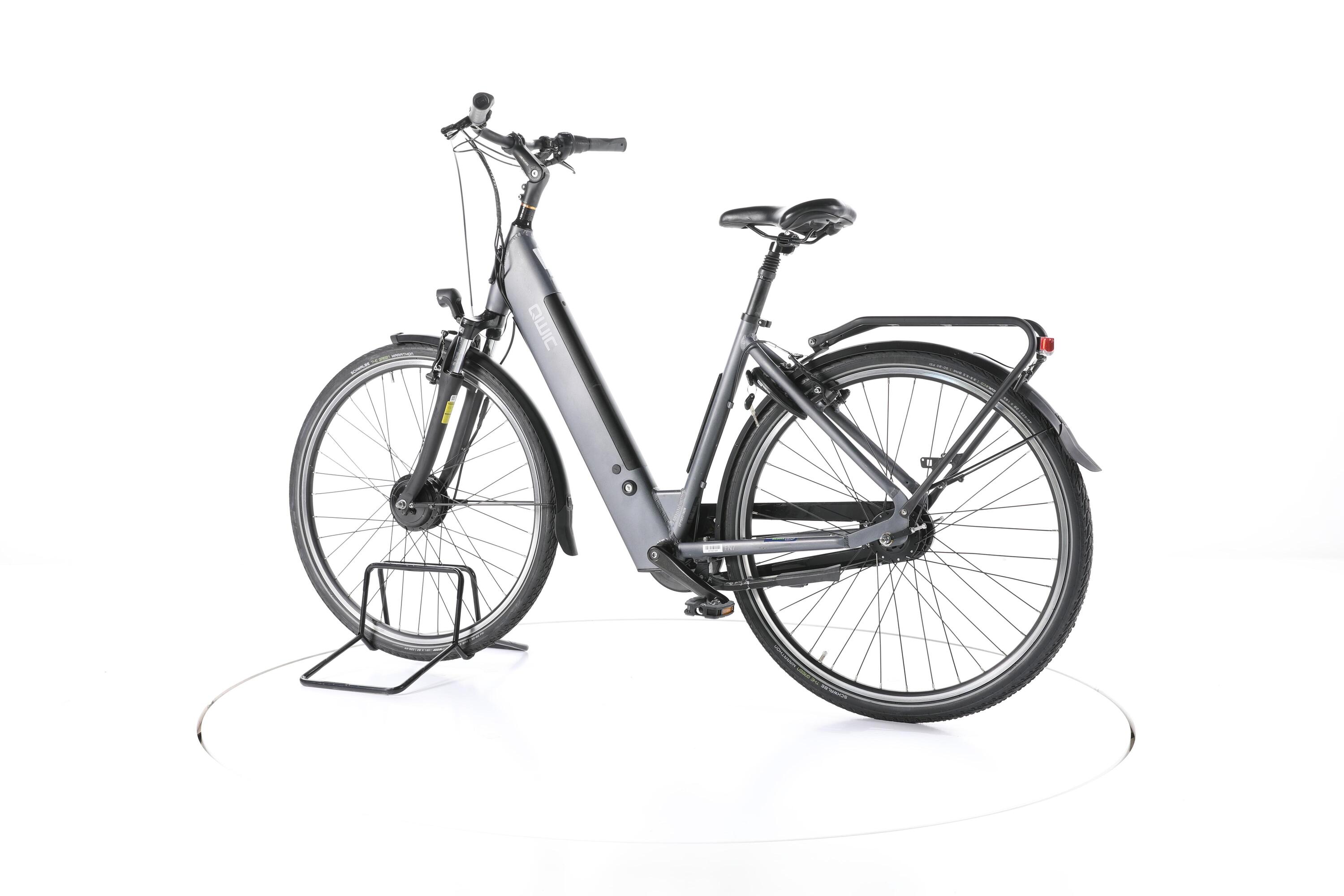 Refurbished - QWIC Urban FN7 City E-Bike Lage instap 2022 - Zeer goed 7/7