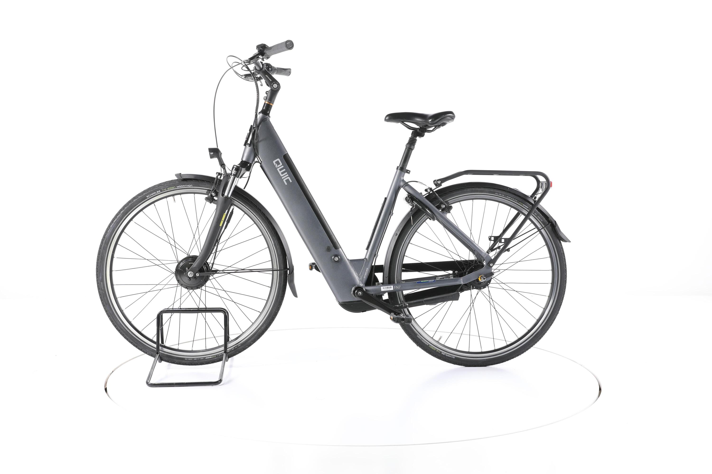 Refurbished - QWIC Urban FN7 City E-Bike Lage instap 2022 - Zeer goed 6/7