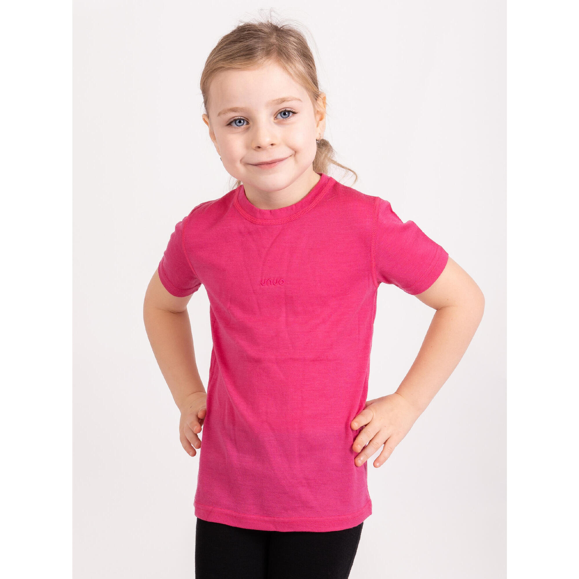 UNUO Dětské merino tričko Nature