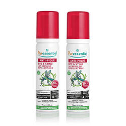 Duo Lait répulsif Waterproof | Moustique zone tropicale | Hydratant | 2 x 75 ml