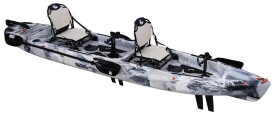 Kayak Biplace Hawai FX Propuslion Stepper à Palmes.