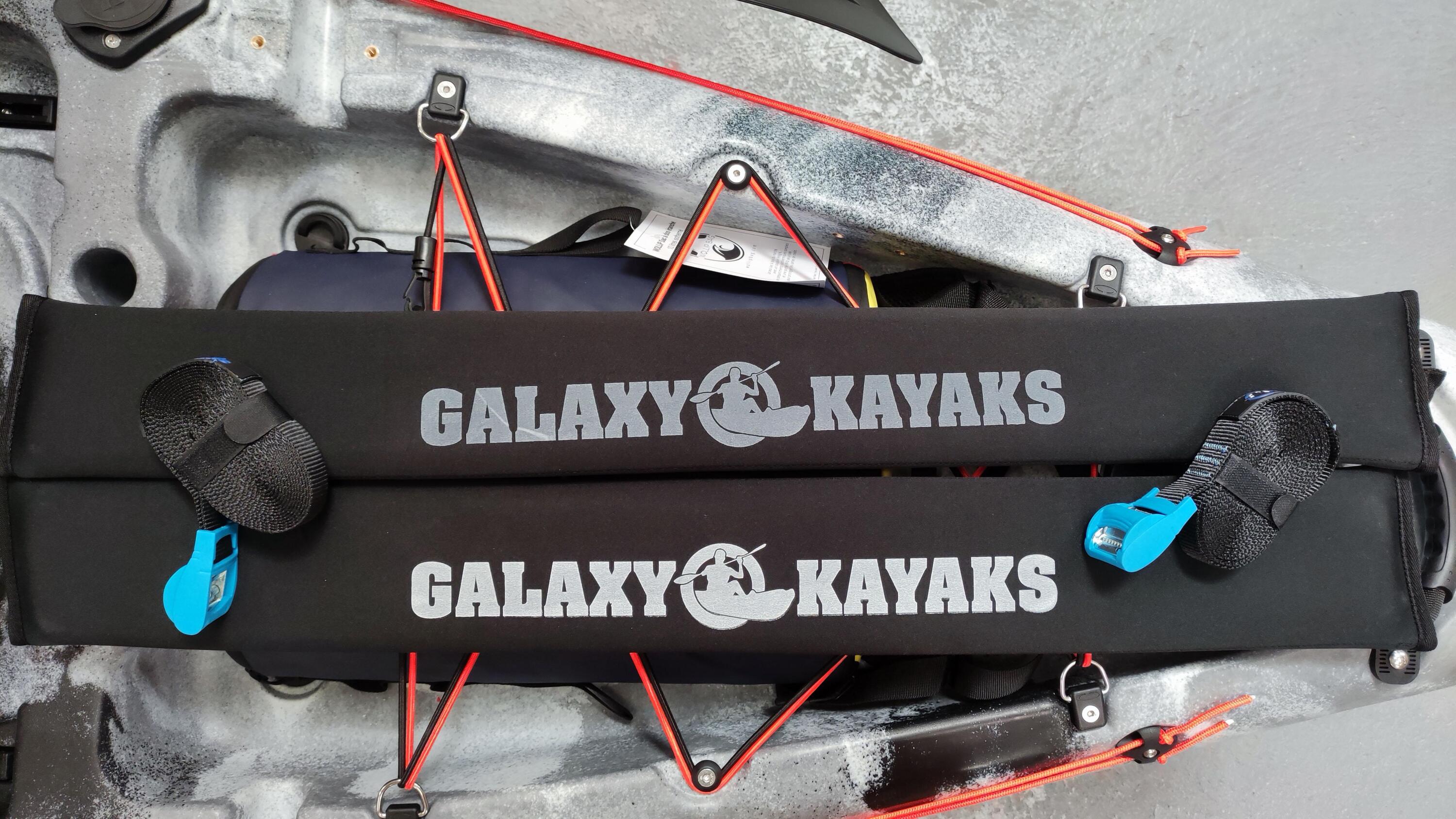 Protecteurs (x2) pour barre de toit, avec sangles - Galaxy Kayaks 2/3