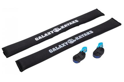 Protecteurs (x2) pour barre de toit, avec sangles - Galaxy Kayaks