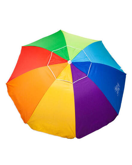 PREMIUM STRANDPARASOL MET VENTILATIE EN ZONWERING UPF50+ 240CM
