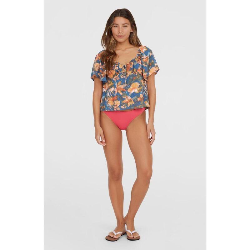 Tricou cu maneci scurte Hughes Woven Top femei