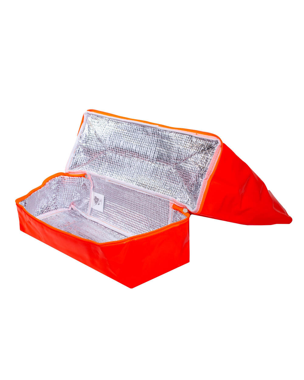 SACO DE PRAIA LARANJA + COOLER 14L 2/5