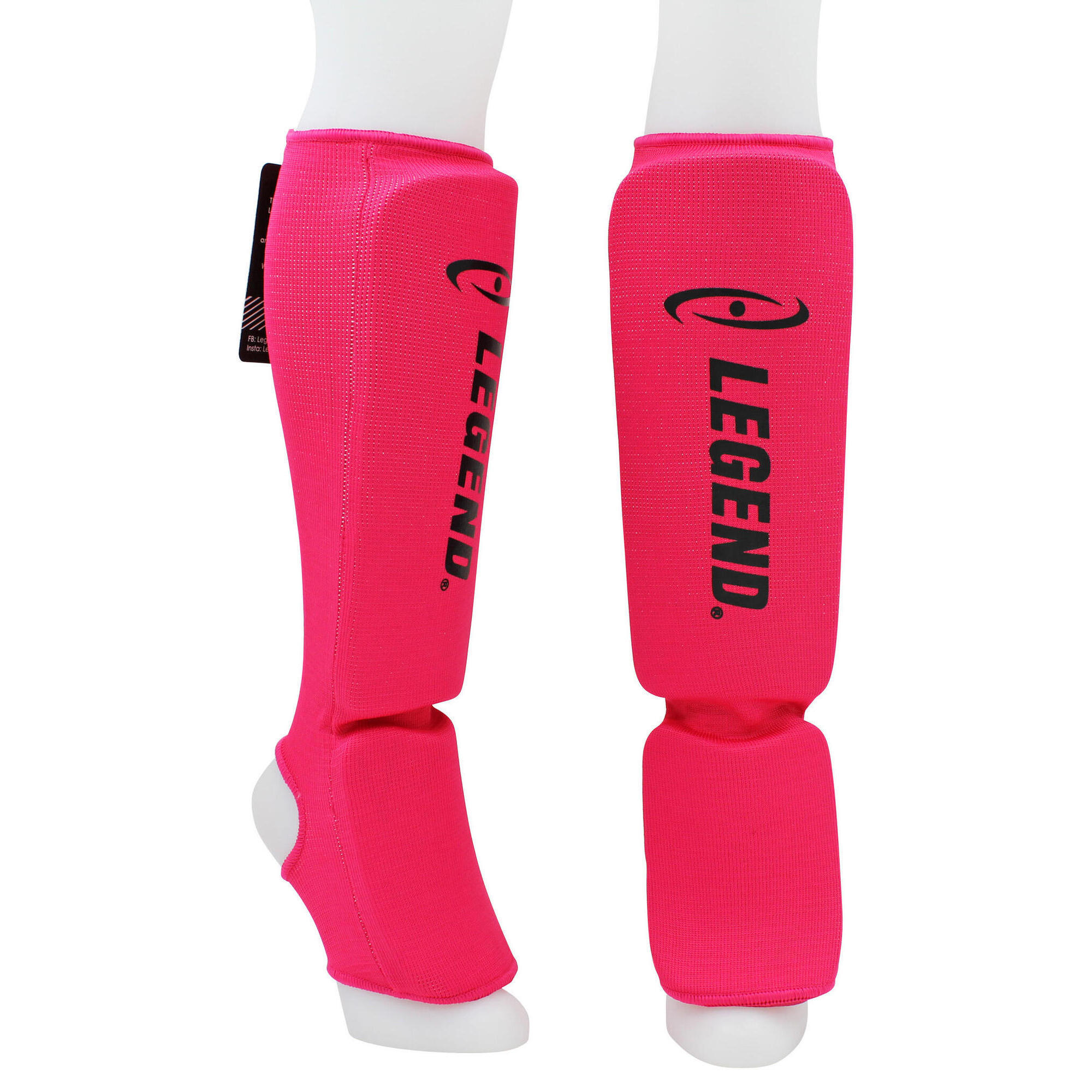 Legend Sports - Protège-tibias Legend Easy Filles/dames Rose Élastique - Protège-tibia - Rose - 36 Xs - Decathlon