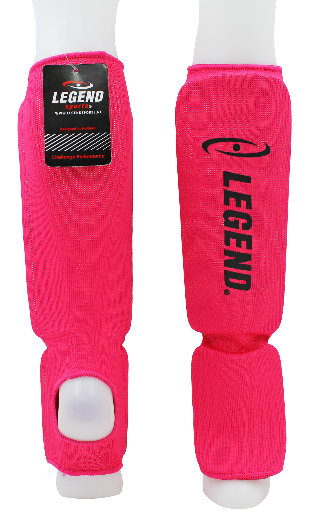 Protège-tibias Legend Easy Filles/Dames Rose Élastique 5/6