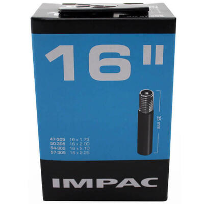 Impac binnenband 16x1.75 - schwalbe av16 met schrader ventiel 35mm