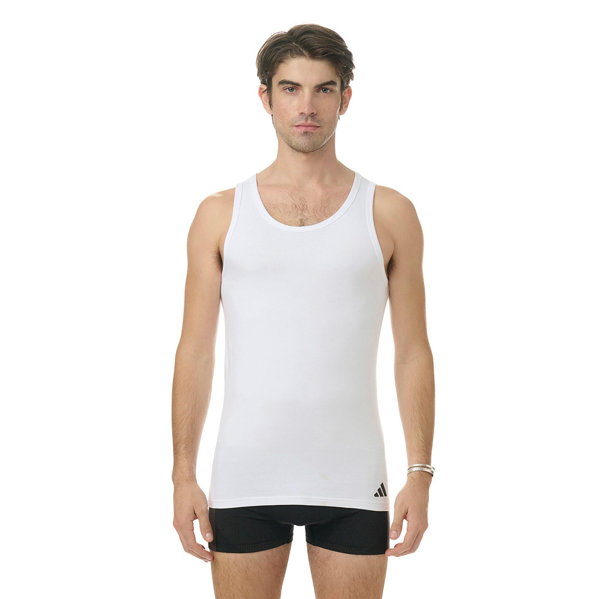 Gilet Uomini Confezione da 2 Aderente alla figura-Tank Top Active Flex Cotton 5/7
