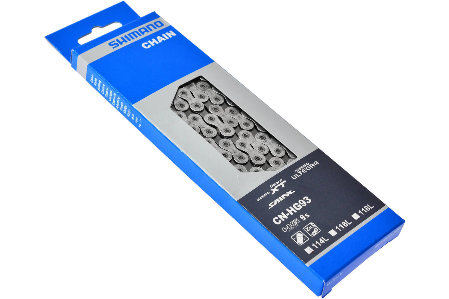 SHIMANO Shimano HG93 9v Kette 114 Glieder - Silber