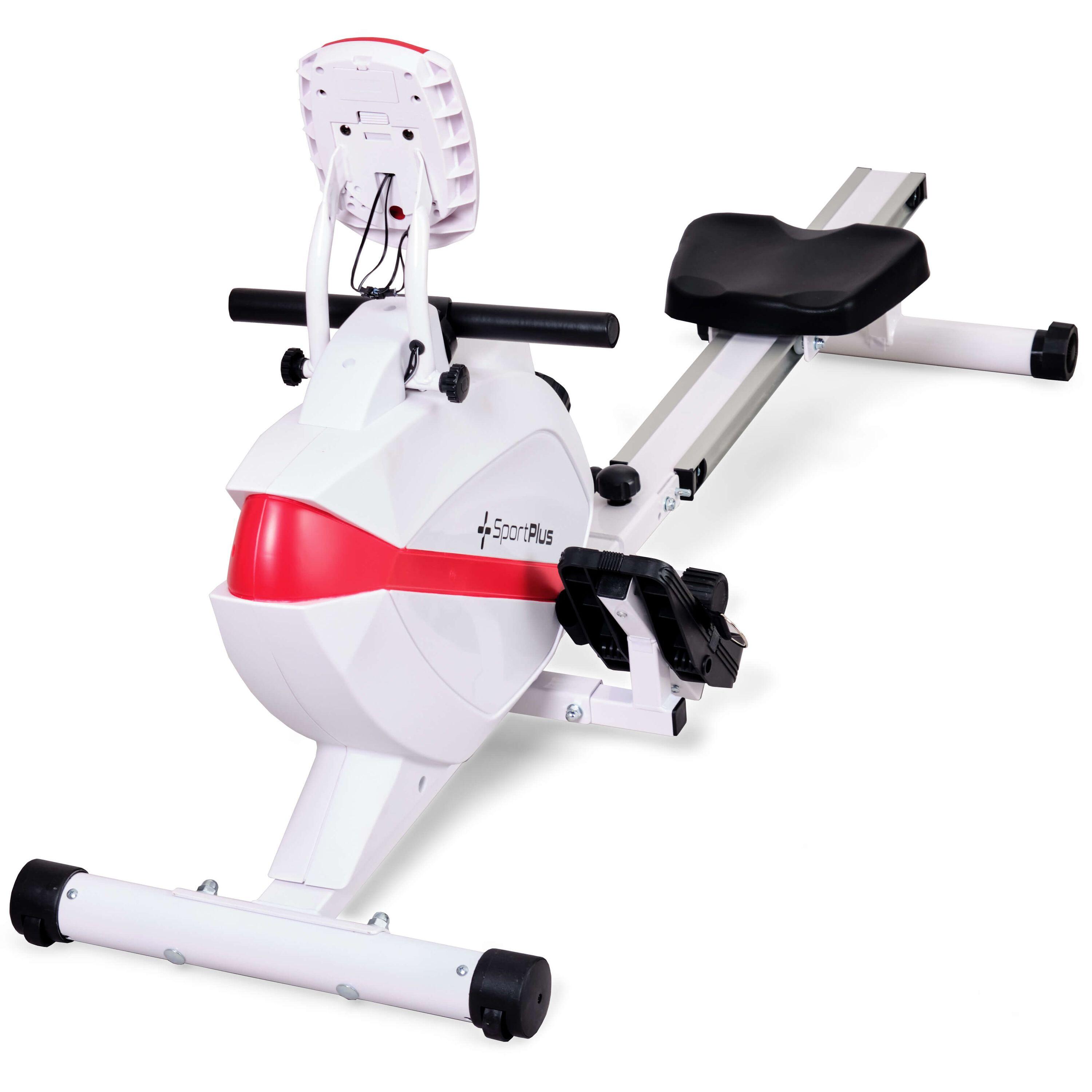 Rameur SportPlus pour la maison, pliable, frein magnétique, roulements à billes 7/7