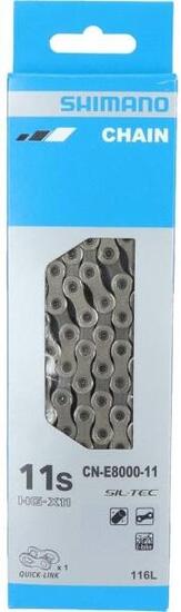 Shimano E8000 11 Speed 116 Link EAB Chain with Quick Release