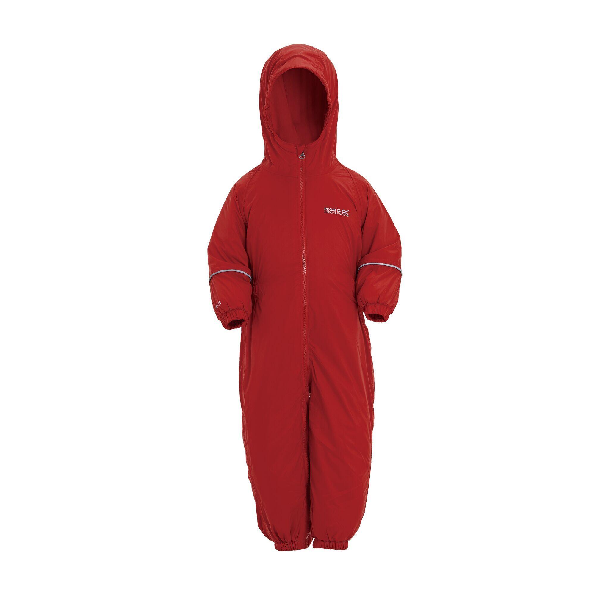 Regatta Great Outdoors Childrens Toddlers Splosh III Waterproof Rainsuit
