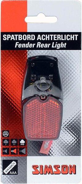 Fanale posteriore a batteria per parafango Simson LED con 2 x AAA incluse. 6/6