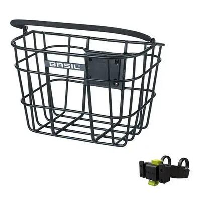 Fietsmand bremen alu kf met stuurbochthouder 28 x 37 x 26 cm - zwart